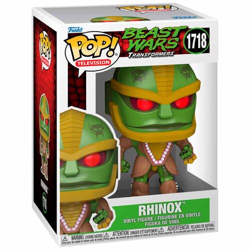 * PRÉ-RESERVA * Funko POP! Television Beast Wars Transformers Rhinox #1718
