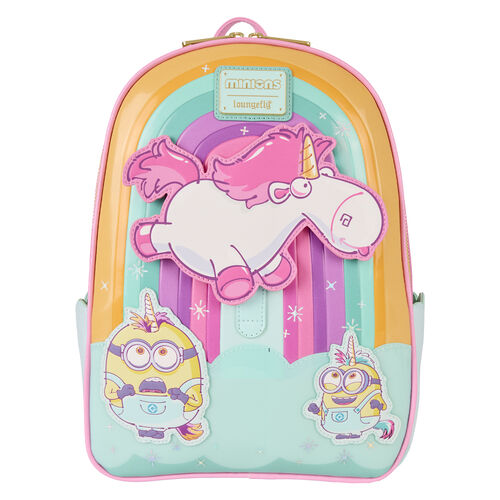 Loungefly Mochila Minions Fluffy Unicorn 30cm