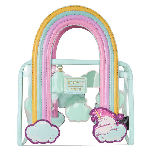Loungefly Mala de Ombro Minions Fluffy Unicorn