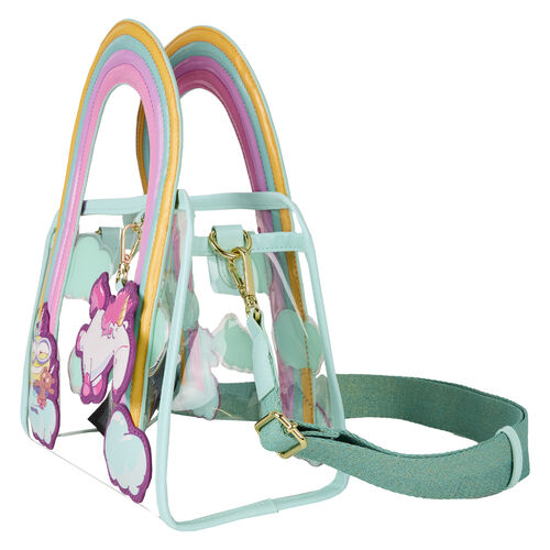Loungefly Mala de Ombro Minions Fluffy Unicorn