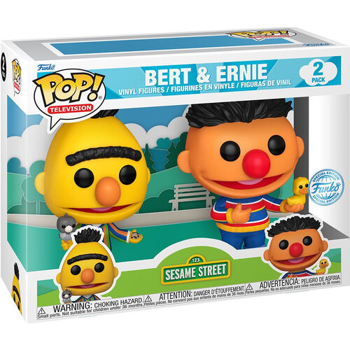 Pack 2 exclusivo de Bert y Bernie de Barrio Sésamo