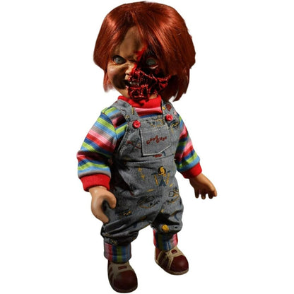 Figura Mezco Toyz Chucky Childs Play 3 Chucky Pizza Face Talking 38cm