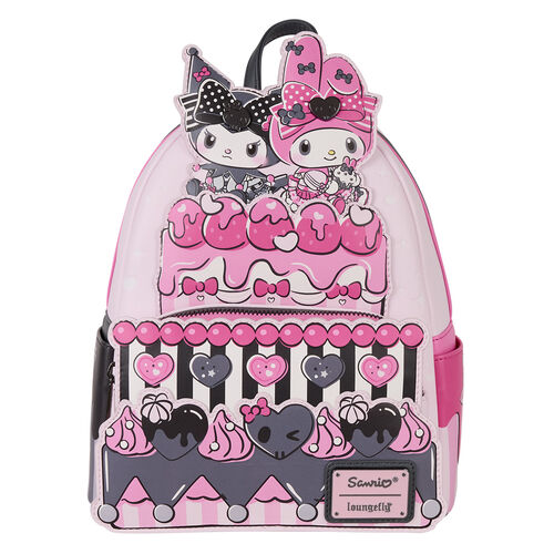 Loungefly Mochila Sanrio My Melody and Kuromi 26cm