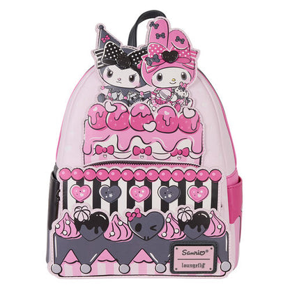 Mochila Loungefly Sanrio My Melody y Kuromi de 26 cm