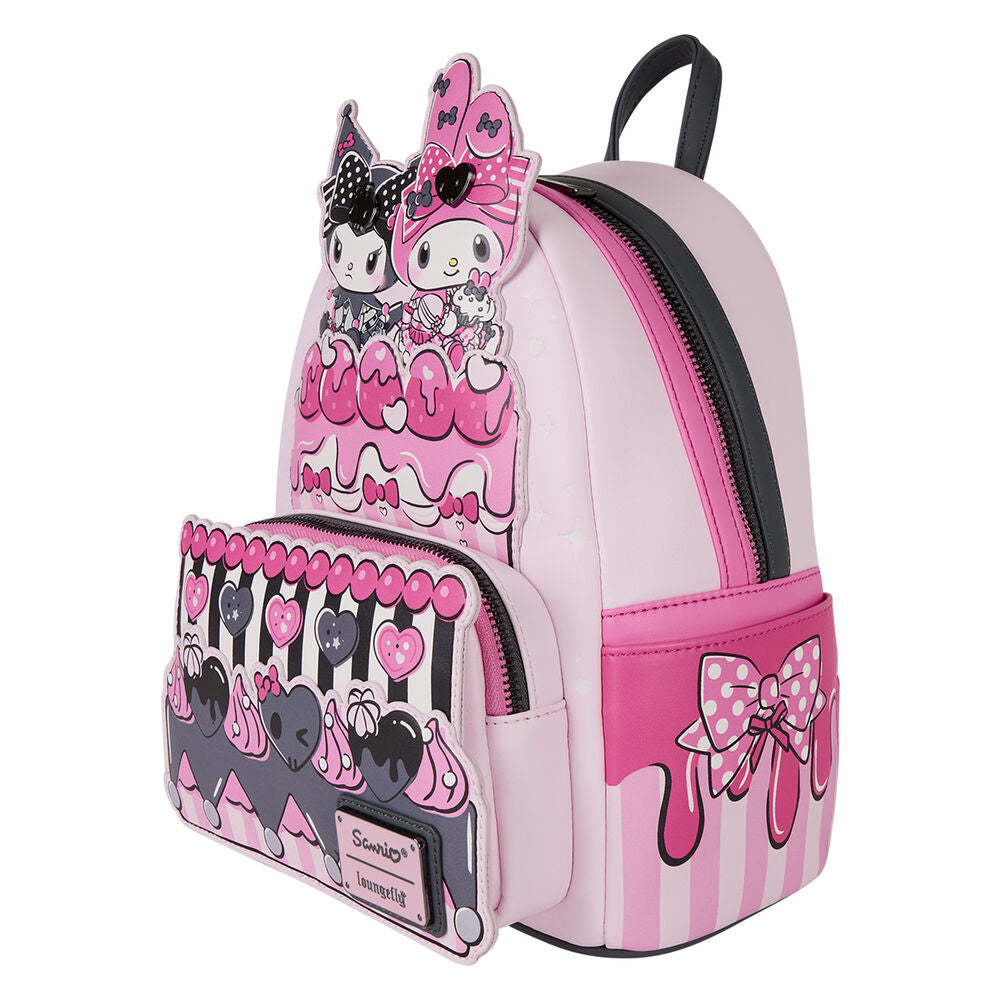 Loungefly Mochila Sanrio My Melody and Kuromi 26cm