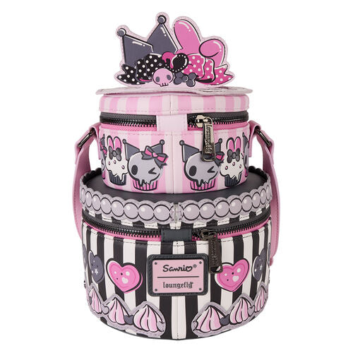 Loungefly Mala de Ombro Sanrio My Melody and Kuromi