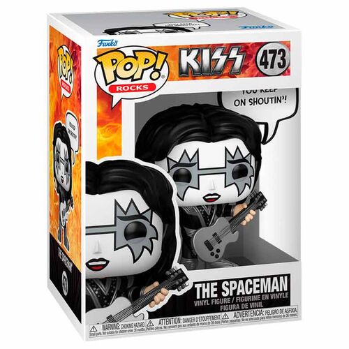 *RESERVA ANTICIPADA* Funko POP! Rocks Kiss The Spaceman (¡Sigue gritando!) #473