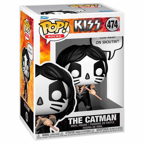 *RESERVA ANTICIPADA* Funko POP! Rocks Kiss The Catman (¡Sigue gritando!) #474