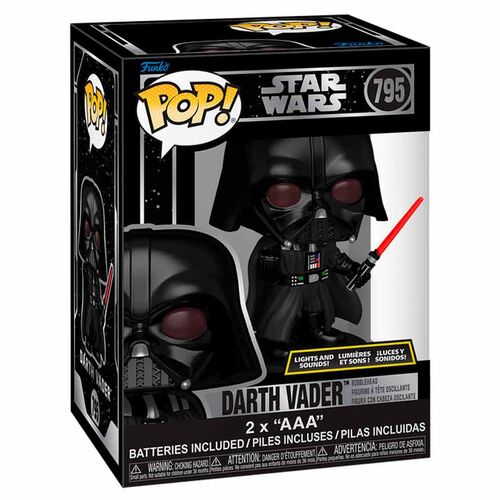 Funko POP! Star Wars Darth Vader 6" #795 (Lights and Sounds) (Super Sized POP!)