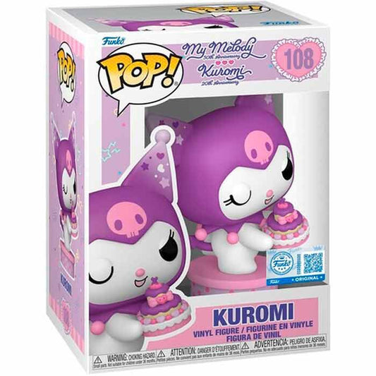 Funko POP! Sanrio My Melody Kuromi 50.º aniversario Kuromi 20.º aniversario Exclusiva #108
