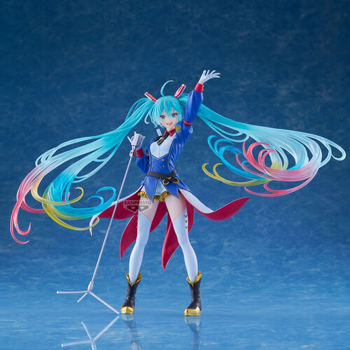 Banpresto Figura Gundam x Hatsune Miku 45 Aniversario Gundam Colaboración Banpresto Evolve 21cm