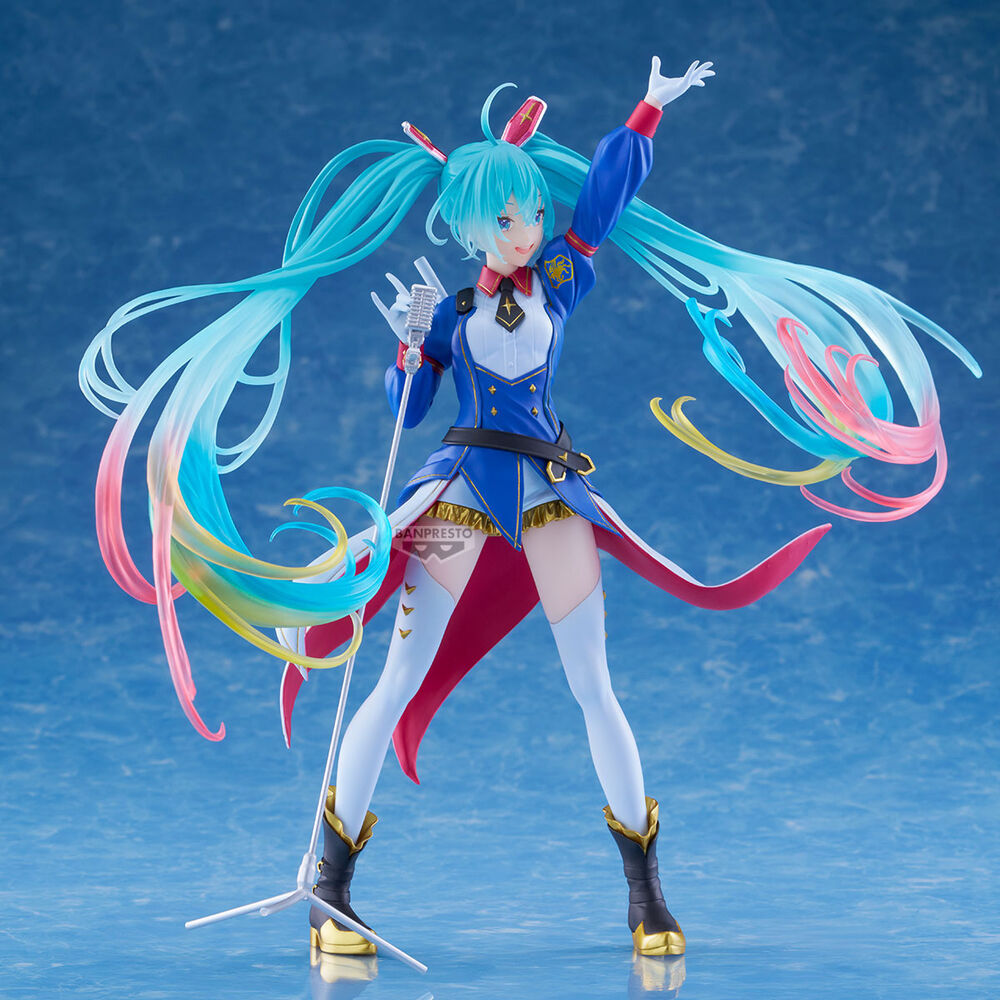 Banpresto Figura Gundam x Hatsune Miku 45 Aniversario Gundam Colaboración Banpresto Evolve 21cm