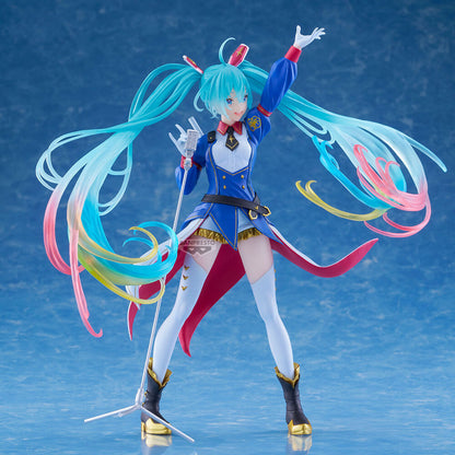 Banpresto Figura Gundam x Hatsune Miku 45 Aniversario Gundam Colaboración Banpresto Evolve 21cm