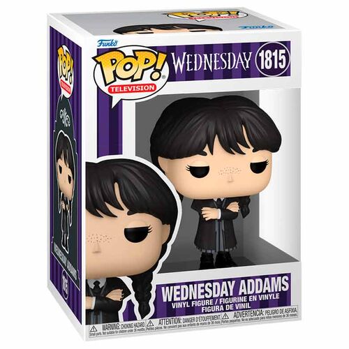 * PRÉ-RESERVA * Funko POP! Television Wednesday Wednesday Addams (Black Coat) #1815