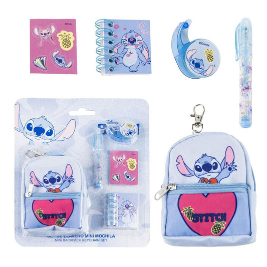 Cerdá Set papeleria Mini Mochila Stitch Disney