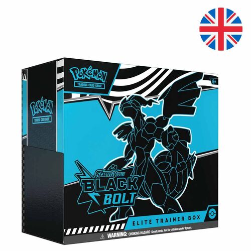Caja de Entrenador Élite de Rayo Negro del Juego de Cartas Coleccionables Pokémon (Inglés)