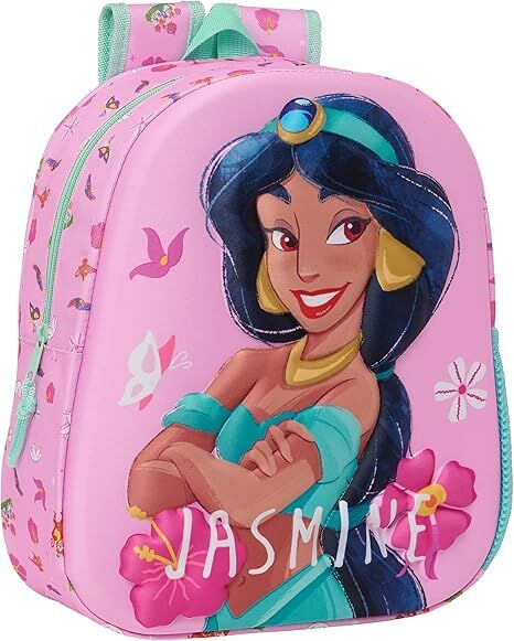Safta Mochila 3D Jasmine Aladdin Disney 33cm