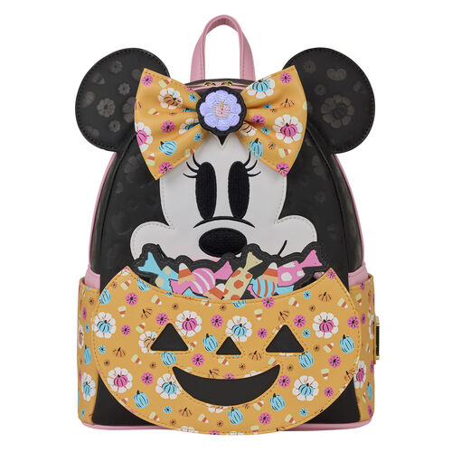 Loungefly Mochila Disney Minnie Pumpkin 26cm