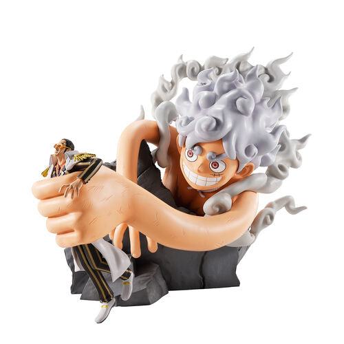 Banpresto Figura Ichibansho Monkey D Luffy Gear 5 vs Borsalino Burst of Energy One Piece 22cm