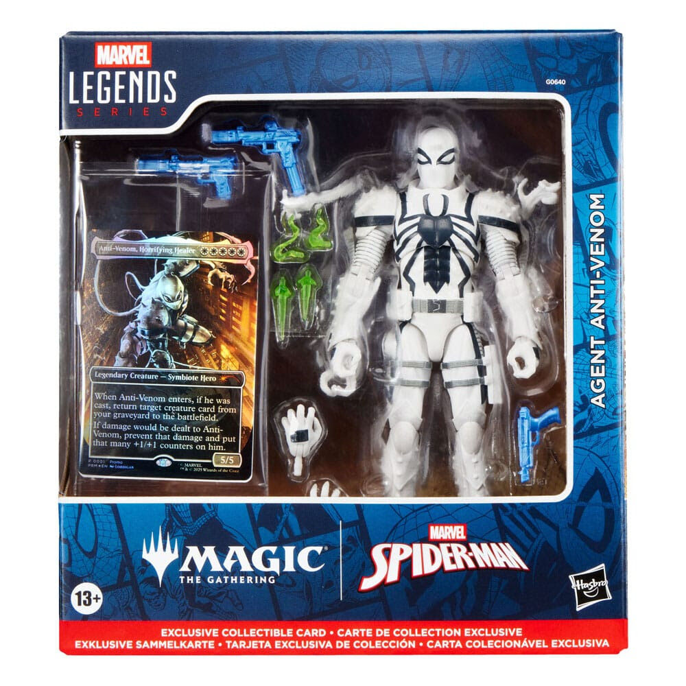 Hasbro Figura Agente Anti-Venom Magic The Gathering Spider-Man Marvel 15cm