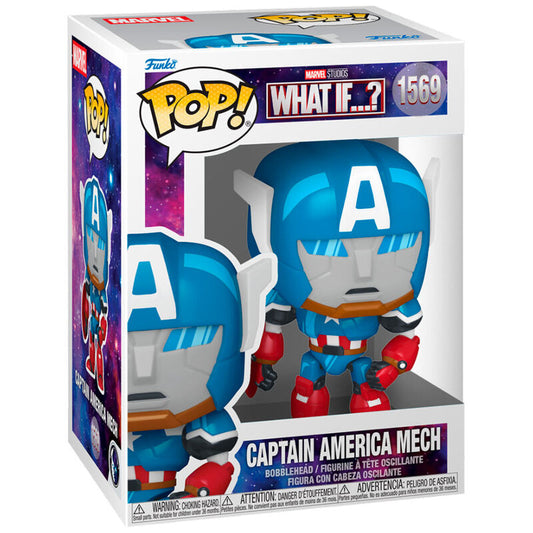 * PRÉ-RESERVA * Funko POP! Marvel Studios What If...? Captain America Mech #1569