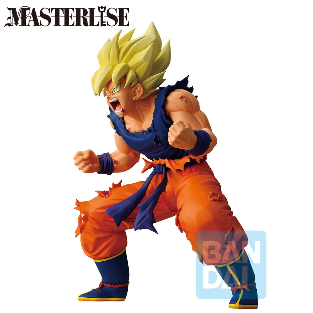 Banpresto Figura Figura Ichibansho Masterlise Super Saiyan Son Goku Battle of the Super Saiyan Dragon Ball Z 19cm