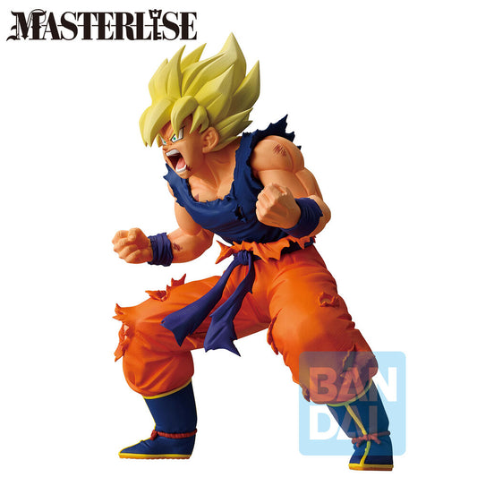 Banpresto Figura Figura Ichibansho Masterlise Super Saiyan Son Goku Battle of the Super Saiyan Dragon Ball Z 19cm