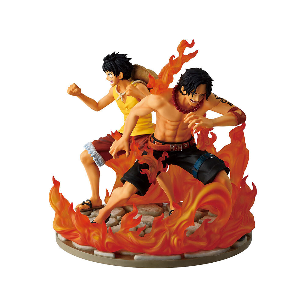 Banpresto Figura Ichibansho Ace & Luffy Dramatic Memories One Piece 15cm