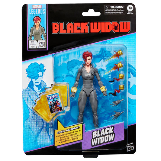 Figura Hasbro Viuda Negra Black Widow Marvel Legends Series 15cm