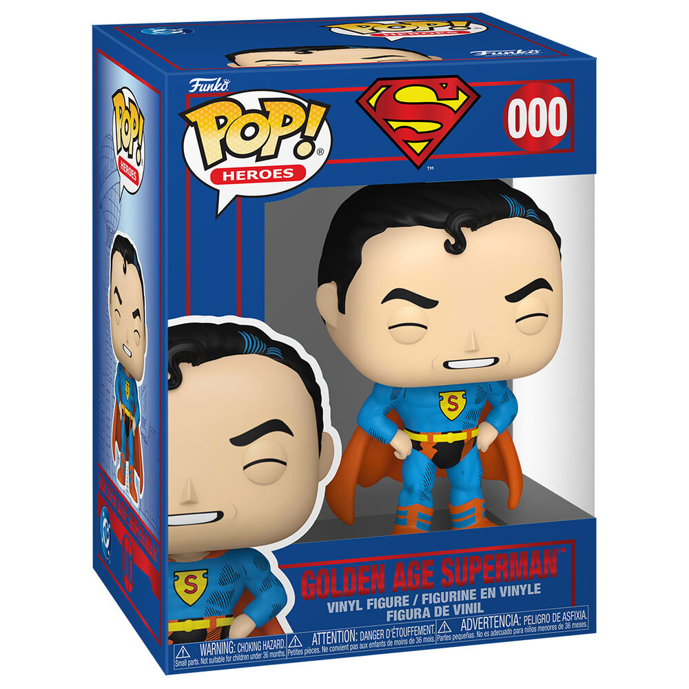Funko POP! DC Super Heroes Superman Golden Age Superman #609