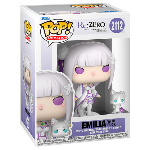 Funko POP! Animation Re:ZERO Starting Life in Another World Emilia with Puck #2112