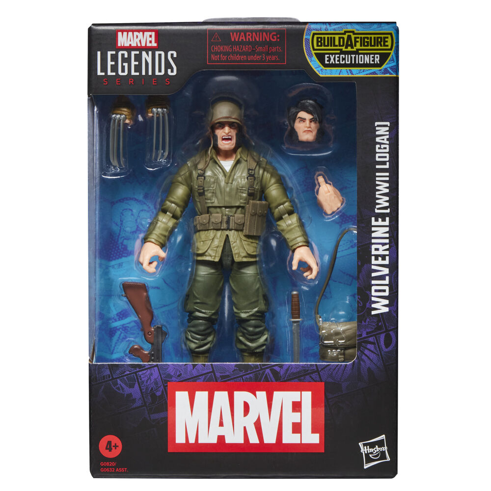Figura Wolverine WWII Logan Marvel Legends Series Hasbro 15 cm
