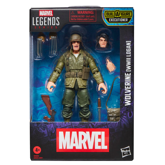 Figura Wolverine WWII Logan Marvel Legends Series Hasbro 15 cm