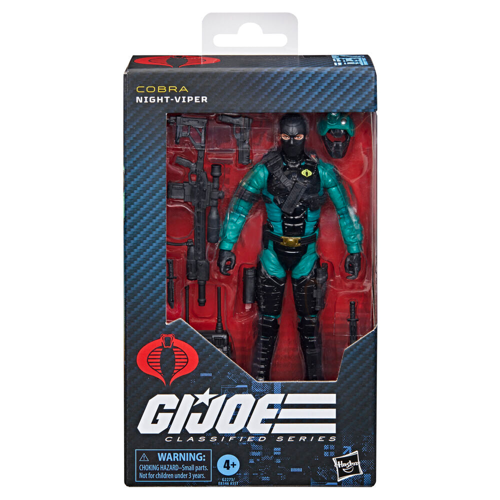 Hasbro Figura Night-Viper Classified Series Cobra G.I. Joe 15cm