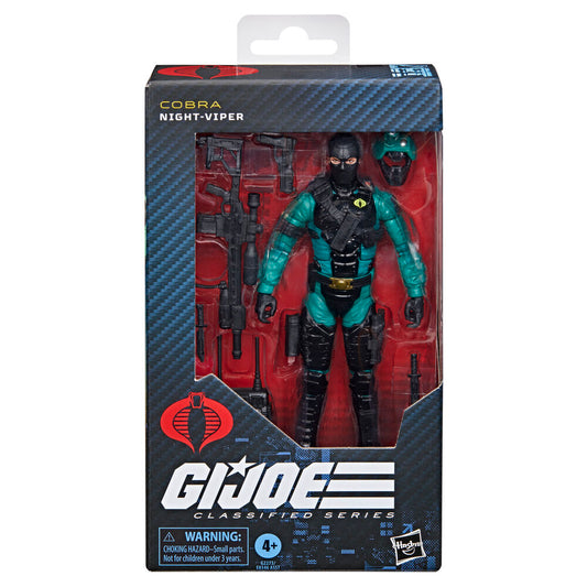 Hasbro Figura Night-Viper Classified Series Cobra G.I. Joe 15cm