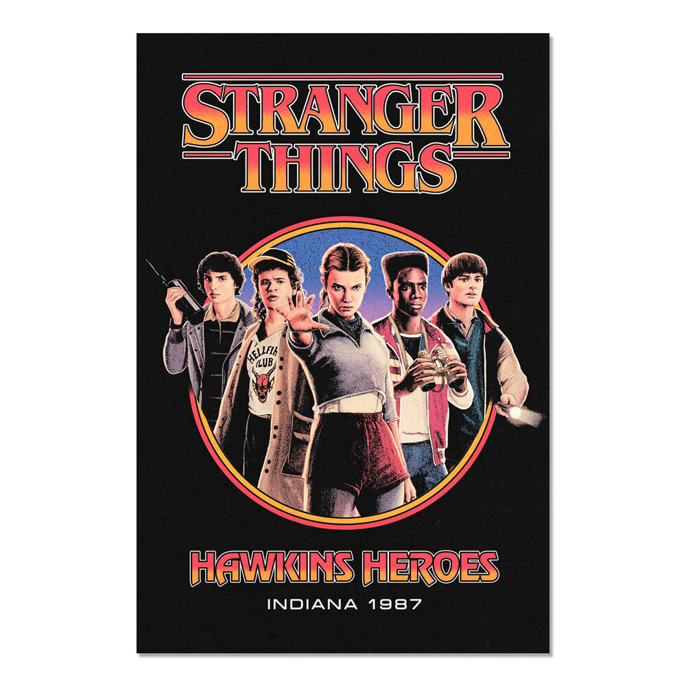 Erik Poster Hawkins Heroes Stranger Things