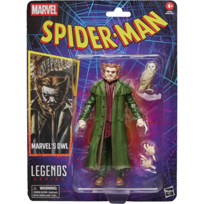 Hasbro Figura Búho Spider-Man Marvel Legends Series 15cm