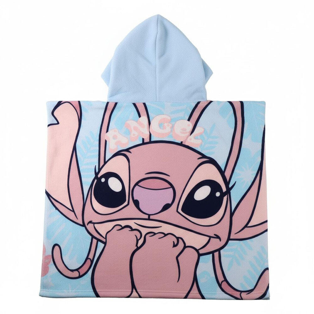 Cerdá Tolha com capuz Stitch Disney microfibra