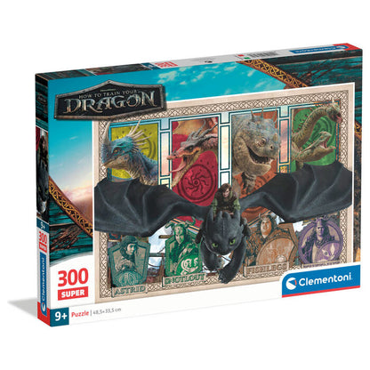 Clementoni Puzzle How To Train Your Dragon 300peças