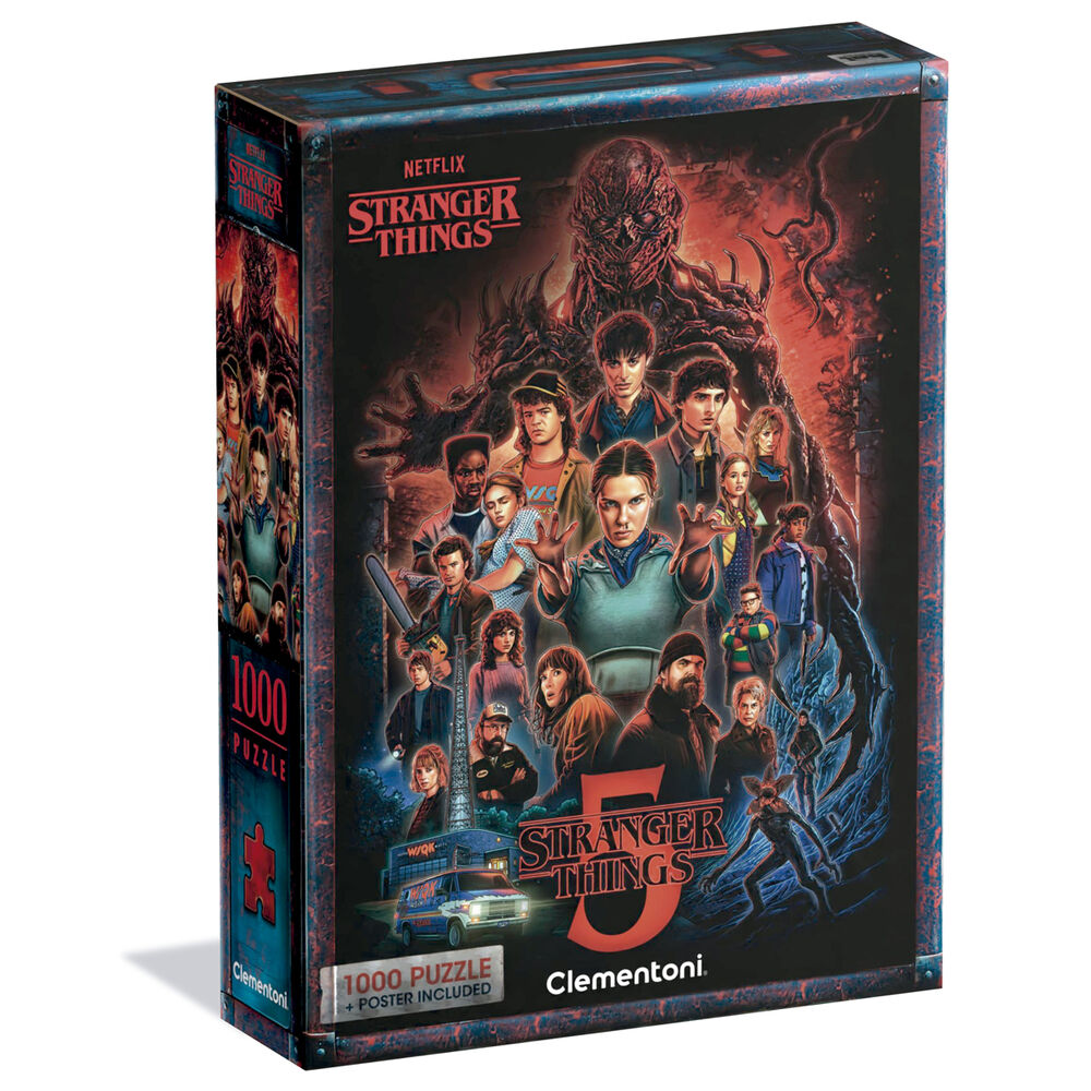 Clementoni Puzzle Stranger Things 5 1000 peças