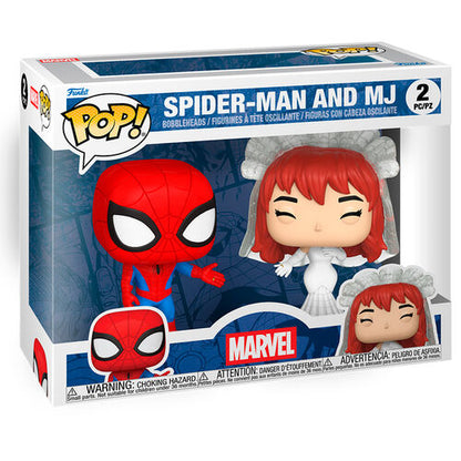 Funko Pop! Marvel Spider-Man and MJ 2 Pack