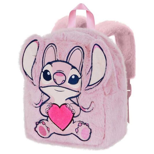 Karactermania Mochila peluche coração Angel Stitch Disney