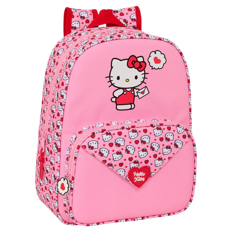 Safta Mochila Hello Kitty 34cm Adaptável