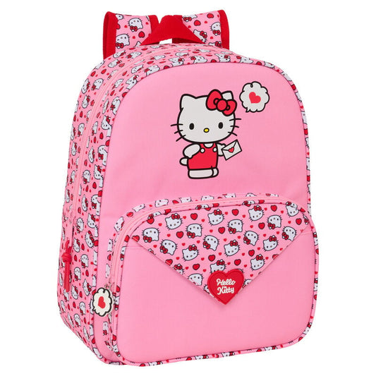 Safta Mochila Hello Kitty 34cm Adaptável