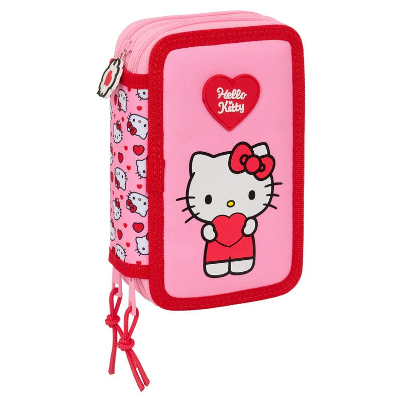 Safta Estojo Hello Kitty Triplo 37 peças