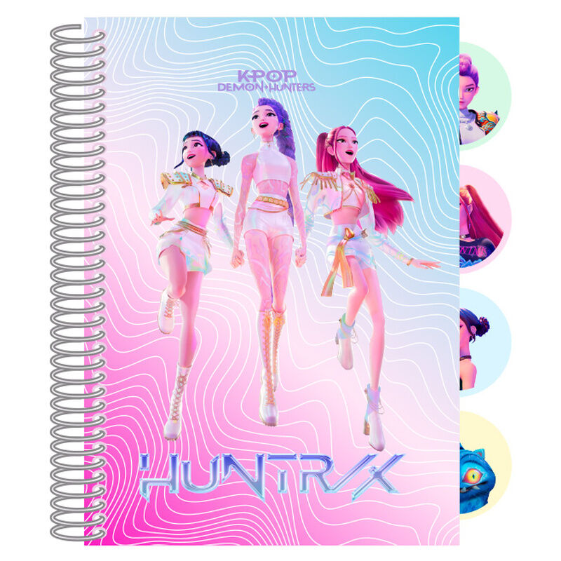 Safta Caderno A6 Kpop Demon Hunters