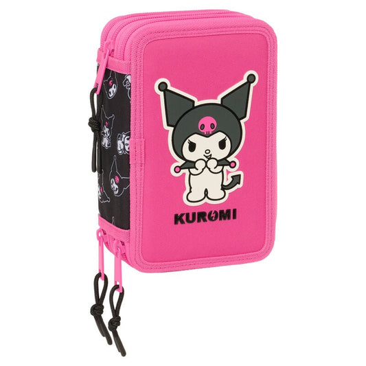 Safta Kuromi Hello Kitty Triple Pencil Case 37 Pieces
