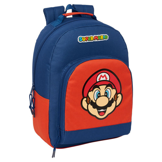 Safta Mamma Mia Super Mario Bros 42cm Adaptable Backpack
