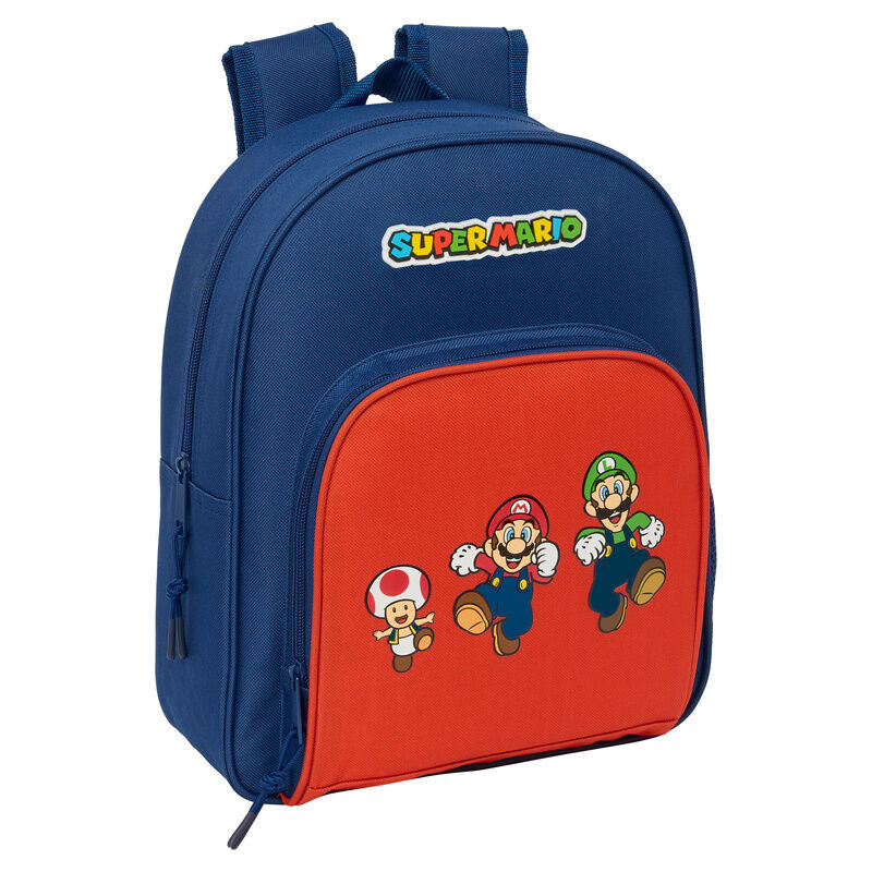 Safta Mochila Mamma Mia Super Mario Bros 34cm Adaptável