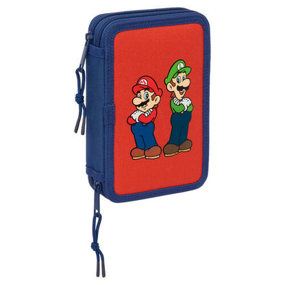 Safta Estojo Mamma Mia Super Mario Bros duplo 29pzs